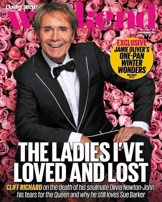 Daily Mail Weekend Magazine - 26th November 2022 - Cliff Richard