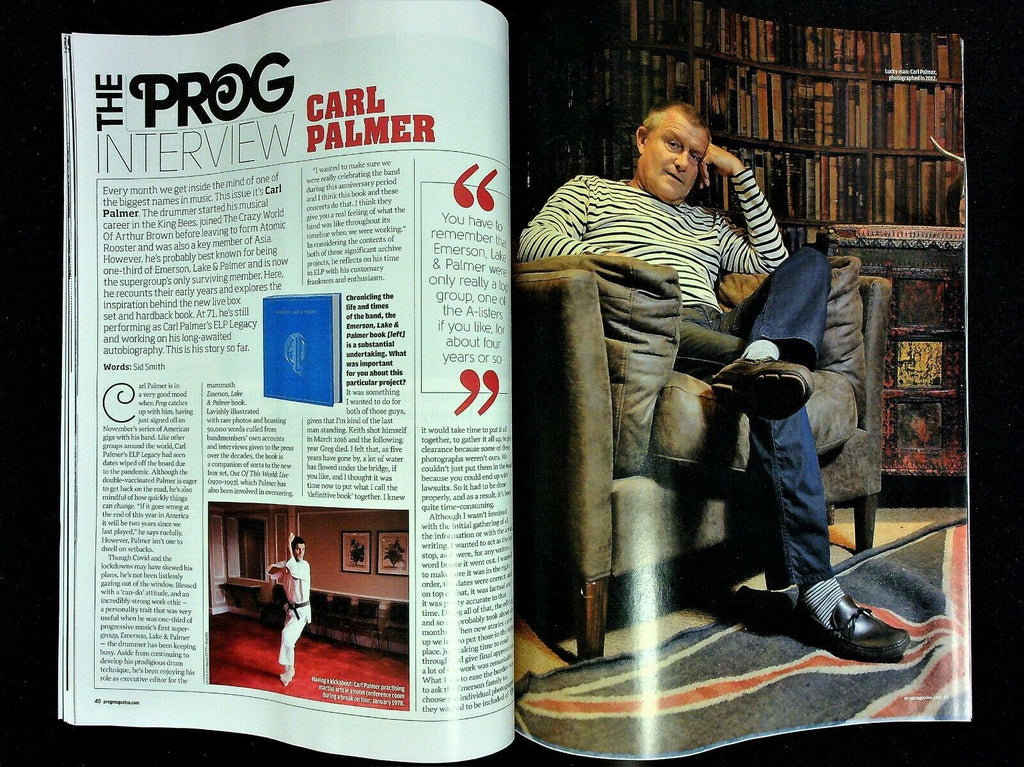 PROG MAGAZINE- Issue 125 Emerson Lake & Palmer RUSH + CD