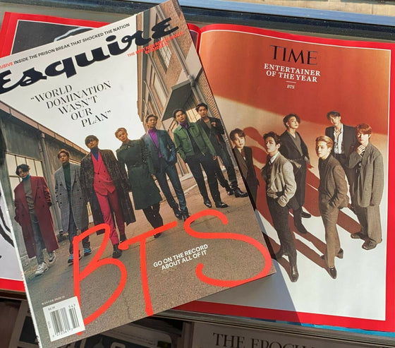 Time Person Of The Year with BTS + Esquire Winter 2020 BTS sold as set
