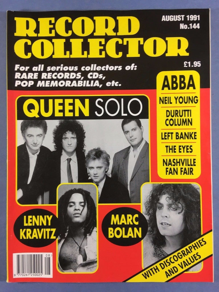 RECORD COLLECTOR (August 1991) QUEEN - FREDDIE MERCURY - ABBA