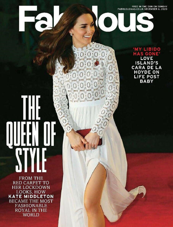 UK Fabulous Magazine December 2020: Kate Middleton Duchess of Cambridge