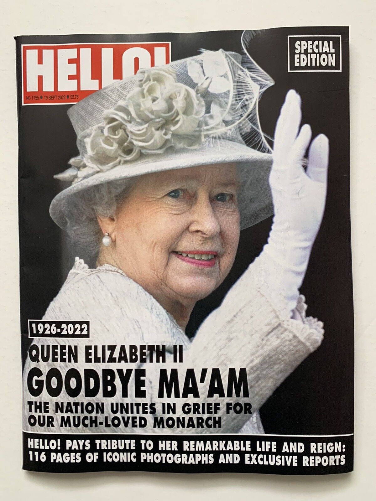 QUEEN ELIZABETH II ROYAL FAMILY UK HELLO! SPECIAL TRIBUTE MAGAZINE 202 ...