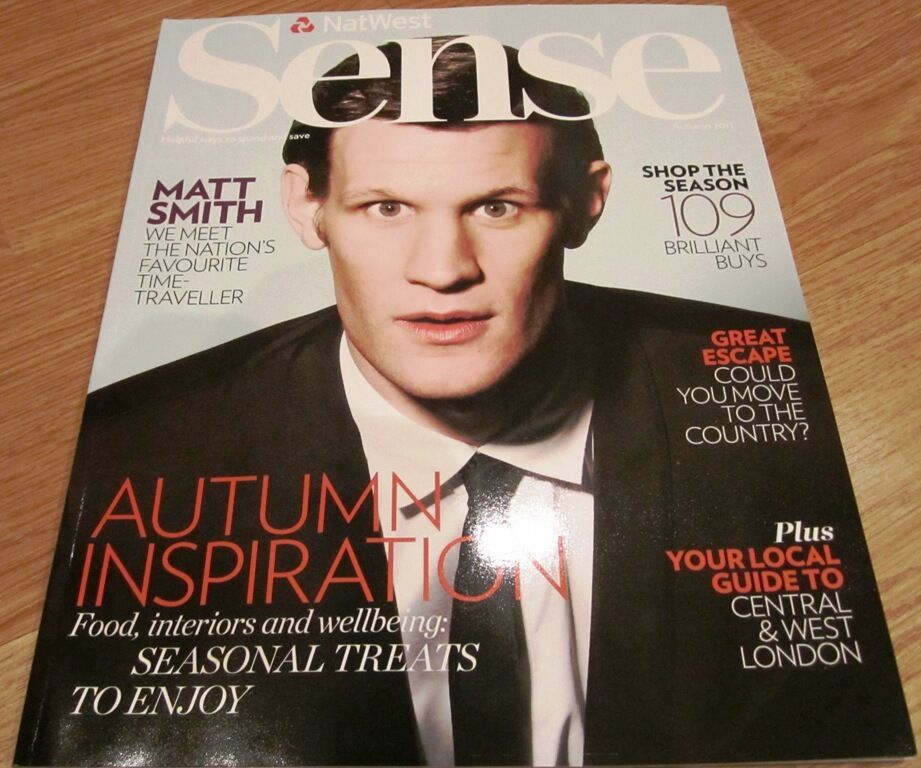 Matt Smith – Sense magazine – Autumn 2011