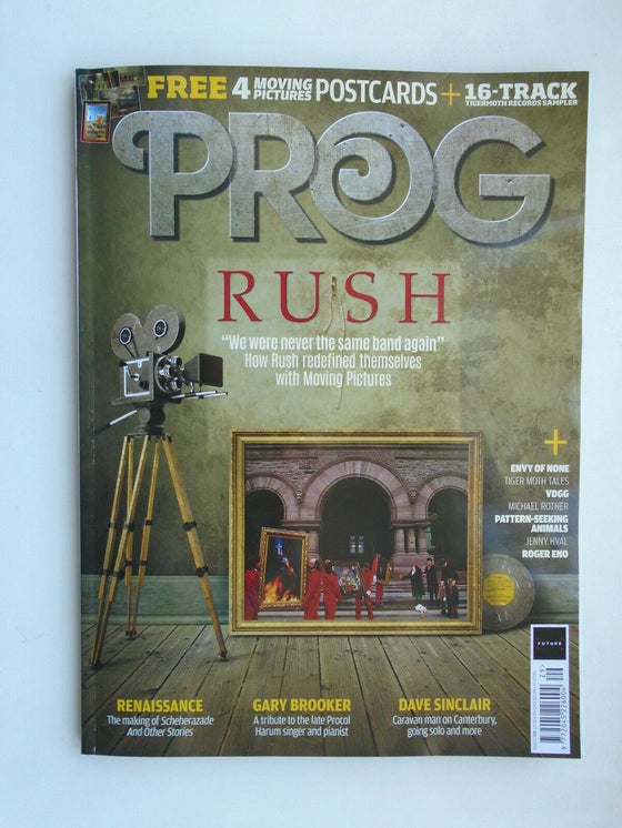 PROG Magazine #129 APRIL 2022 RUSH - Moving Pictures & Art Postcards