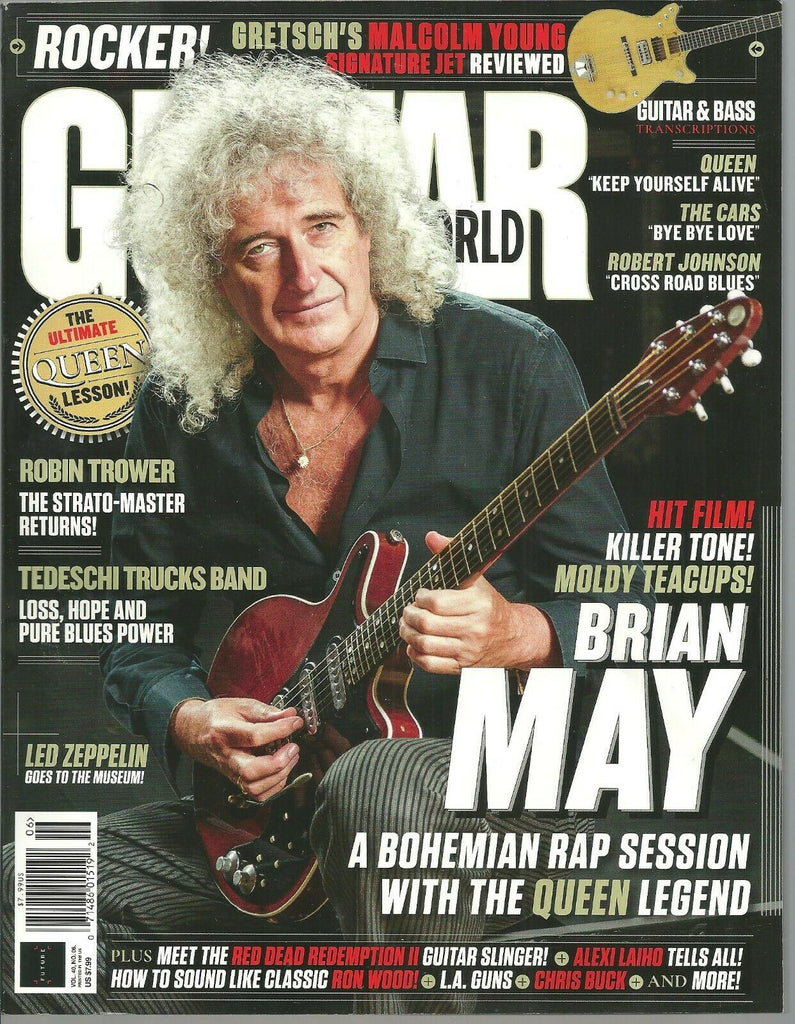 Guitar World June 2019 Brian May Queen Cover Story