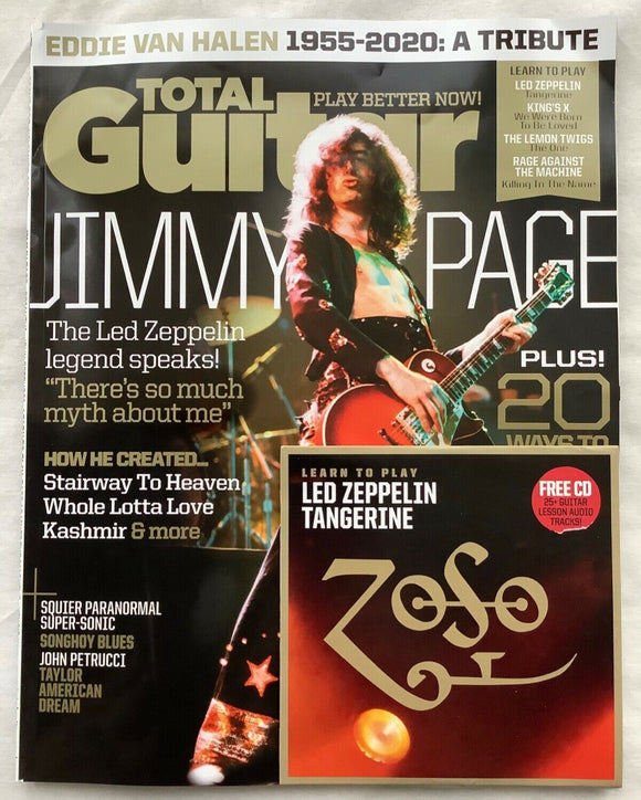 Total Guitar Magazine Issue 338 - Jimmy Page / Led Zeppelin with CD **New**