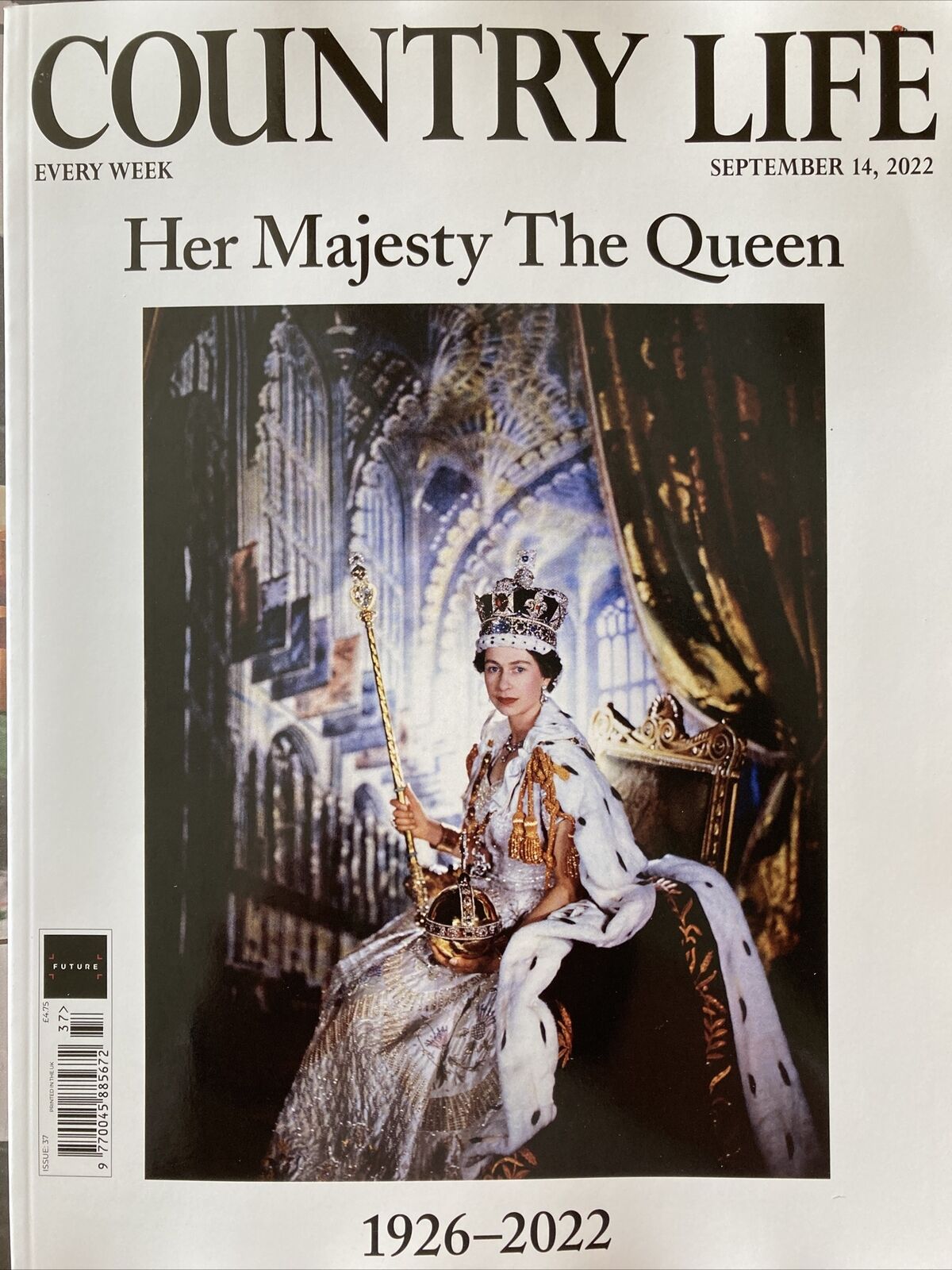 Country Life Magazine September 14, 2022 Her Majesty The Queen