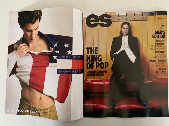 SHAWN MENDES X TOMMY HILFIGER / CHRISTINE AND THE QUEENS UK ES MAGAZINE 2023*