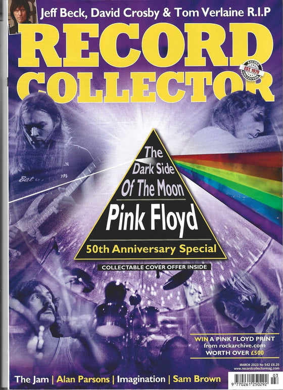 Record Collector Magazine - March 2023 Pink Floyd Jeff Beck David Crosby