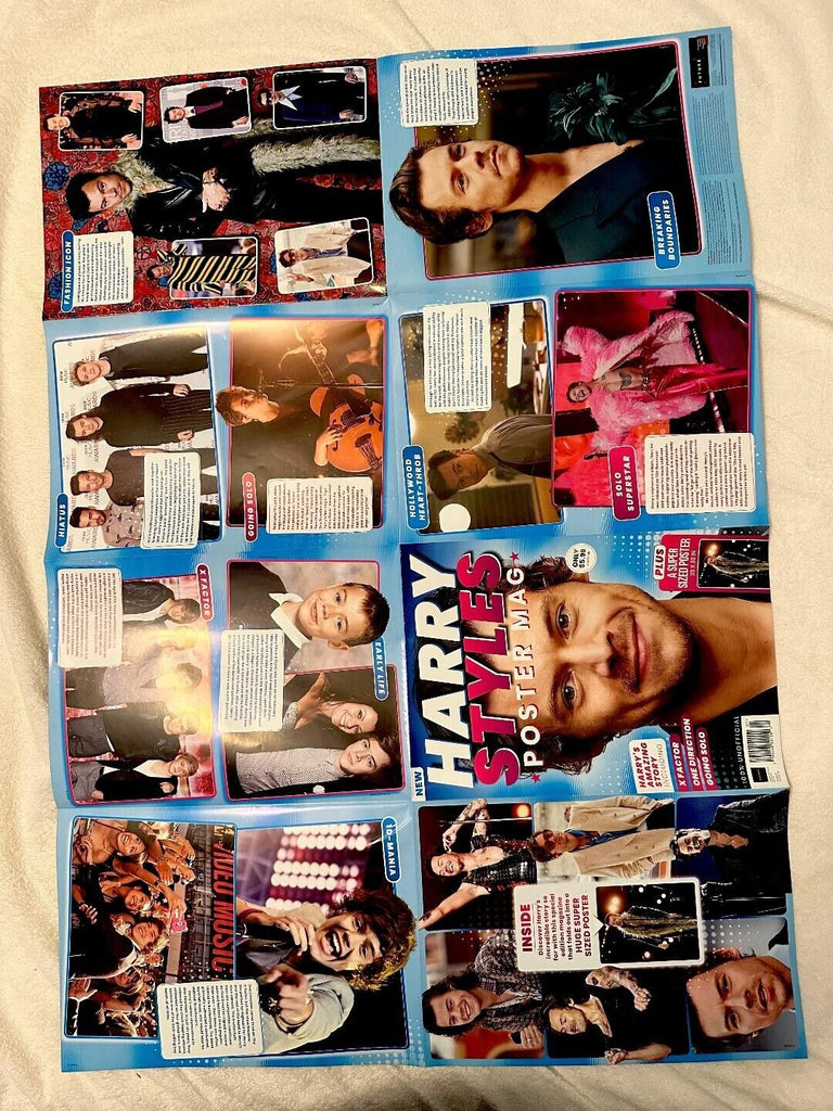 2023 HARRY STYLES GIANT POSTER Mag First Edition SUPER SIZED 23 X 33" POSTER No1