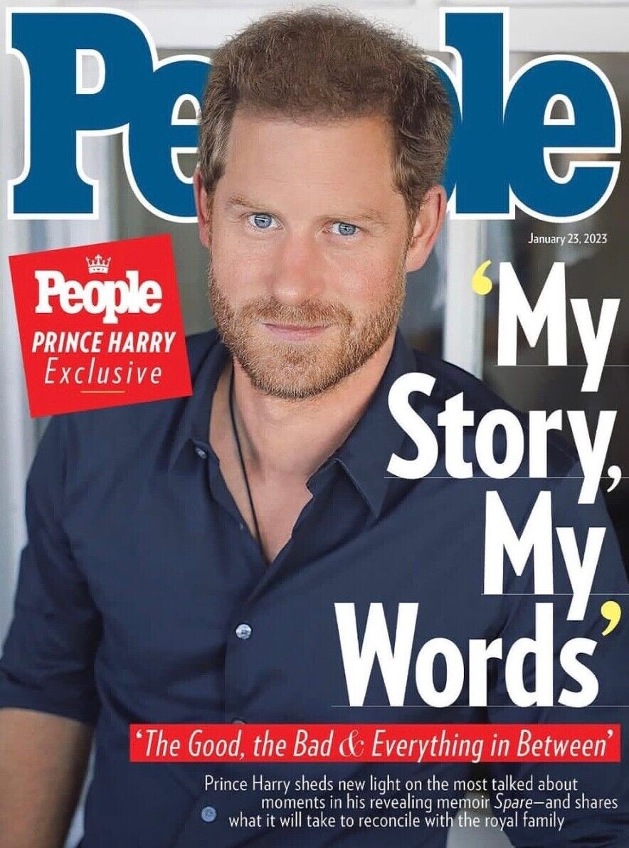 PRINCE HARRY EXCLUSIVE Meghan Markle - People Magazine - January 2023 - BRAND NEW (Pre-Order)