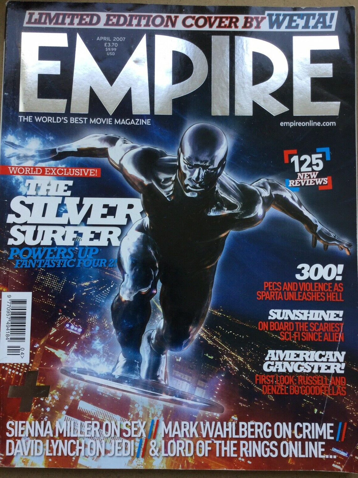 Empire Magazine #214 - April 2007 - Fantastic Four Mark Wahlberg