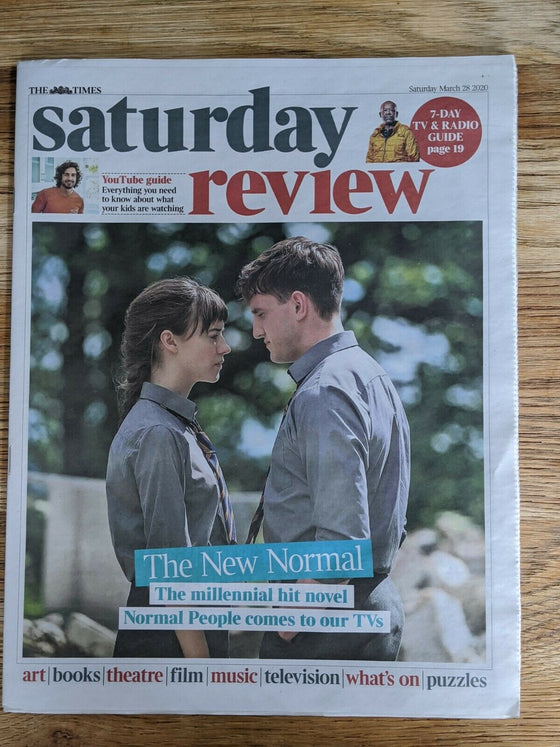 UK TIMES REVIEW March 28 2020: SALLY ROONEY Normal People PAUL MESCAL