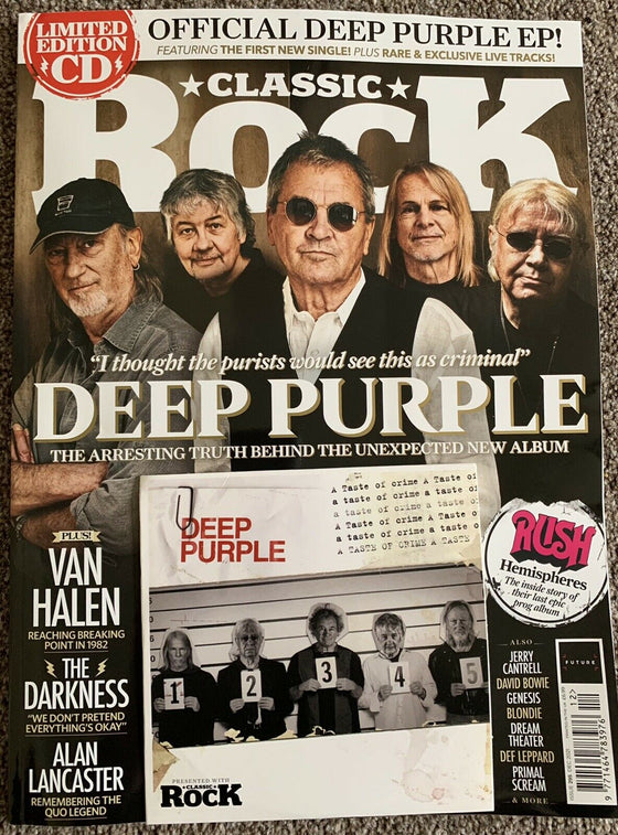 Classic Rock 295 December 2021 Deep Purple + Exclusive 4 Track CD