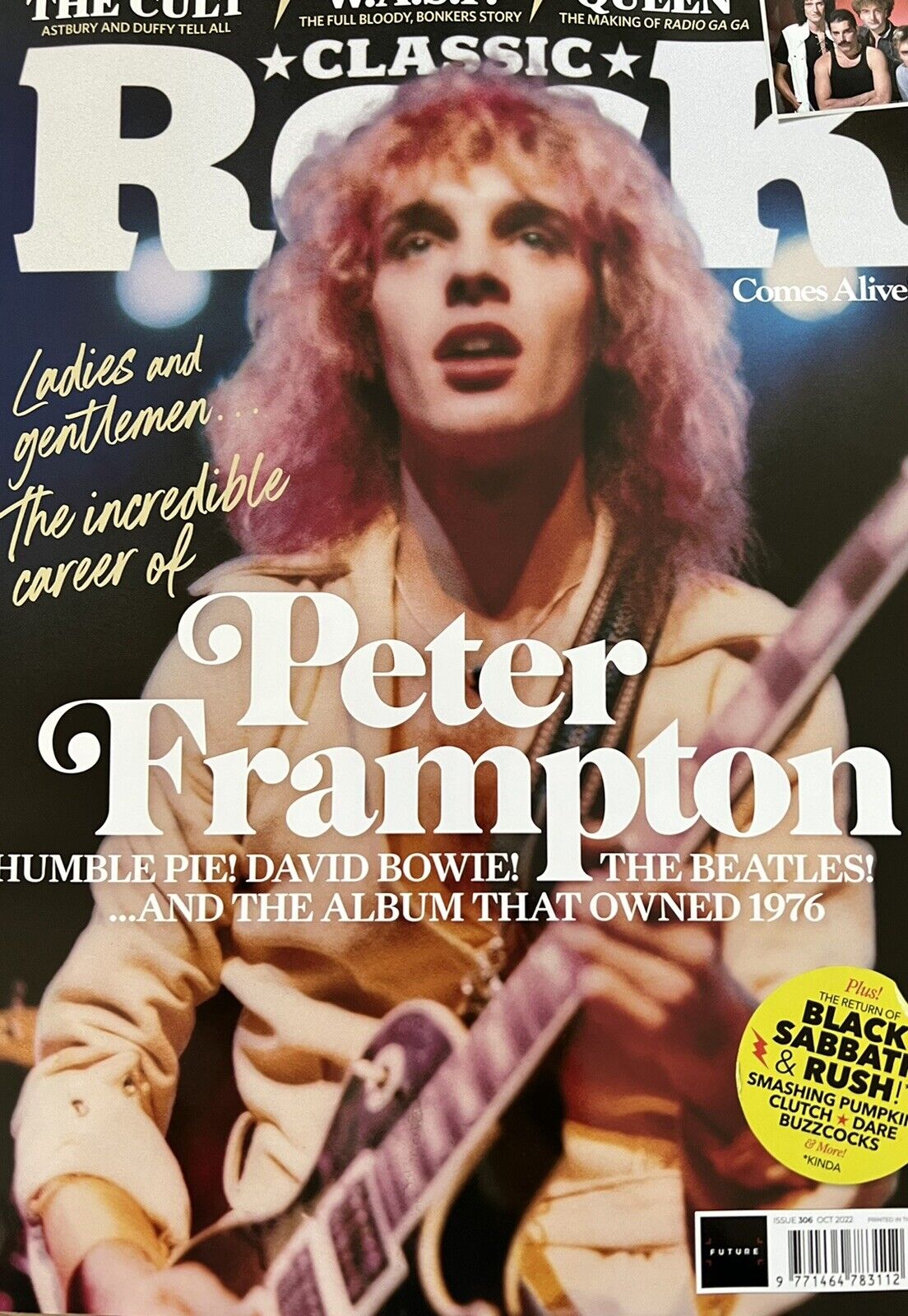 Classic Rock Magazine Issue 306 October 2022 - Peter Frampton Rush Queen