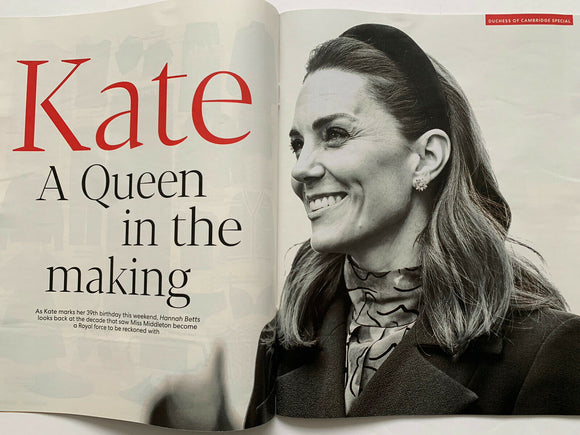 UK You Magazine KATE MIDDLETON in her 40th year January 10th 2021
