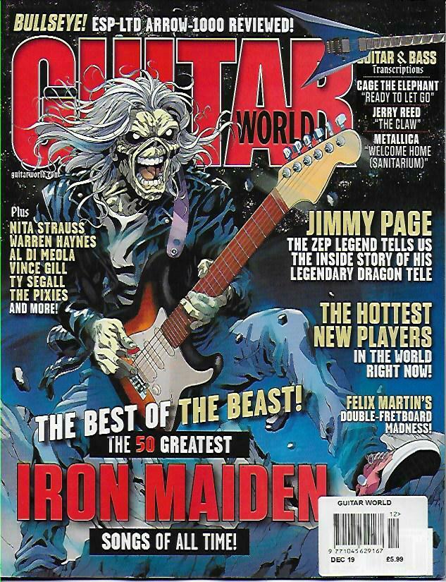 US GUITAR WORLD December 2019: IRON MAIDEN COVER FEATURE