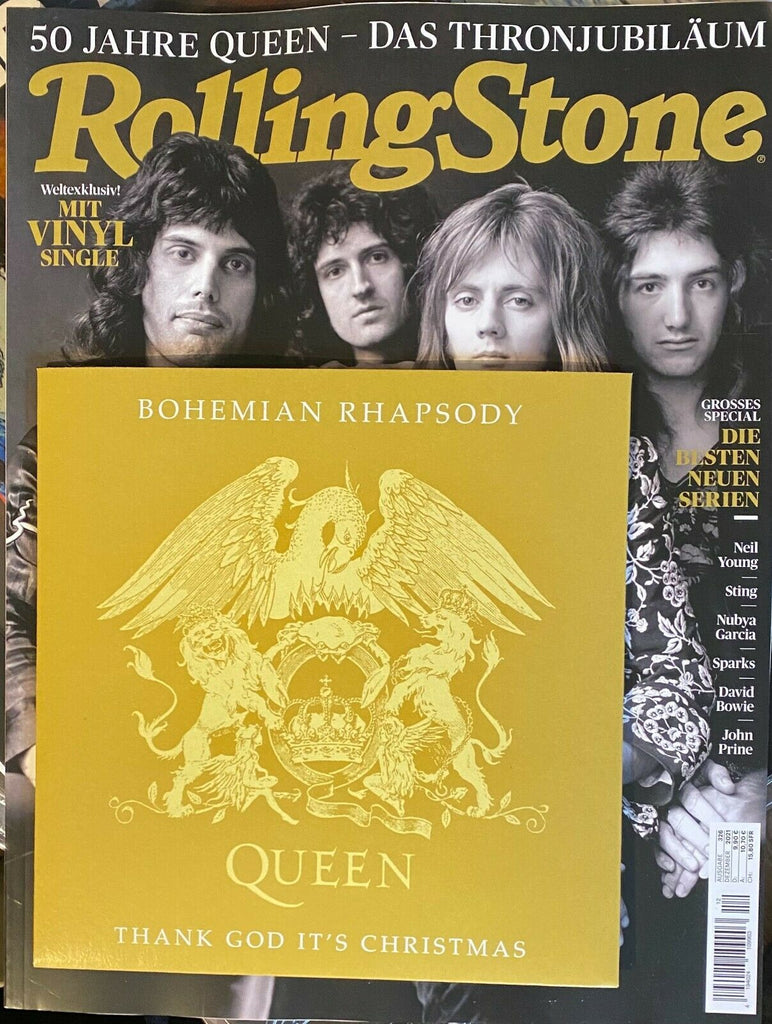 QUEEN exclusive 7″ vinyl single + German Rolling Stone magazine 12/2021