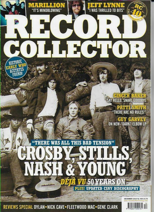RECORD COLLECTOR magazine Dec 2019: Crosby, Stills, Nash & Neil Young Jeff Lynne
