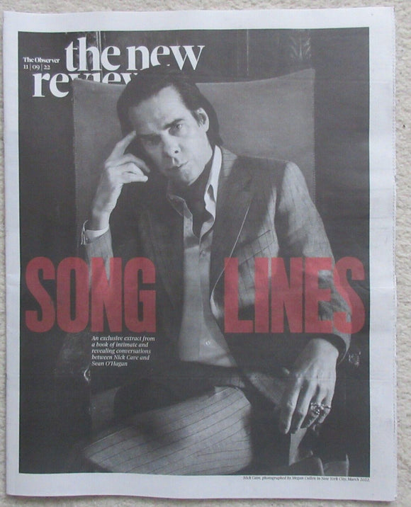 Nick Cave – The Observer New Review – 11 September 2022