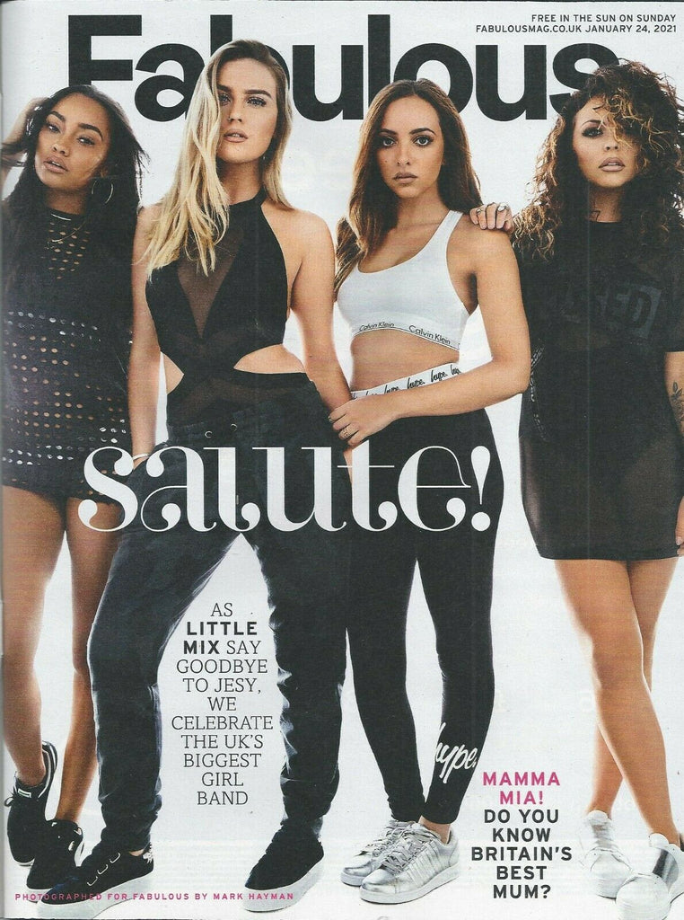 UK Fabulous Magazine January 2021: LITTLE MIX SPECIAL ISSUE