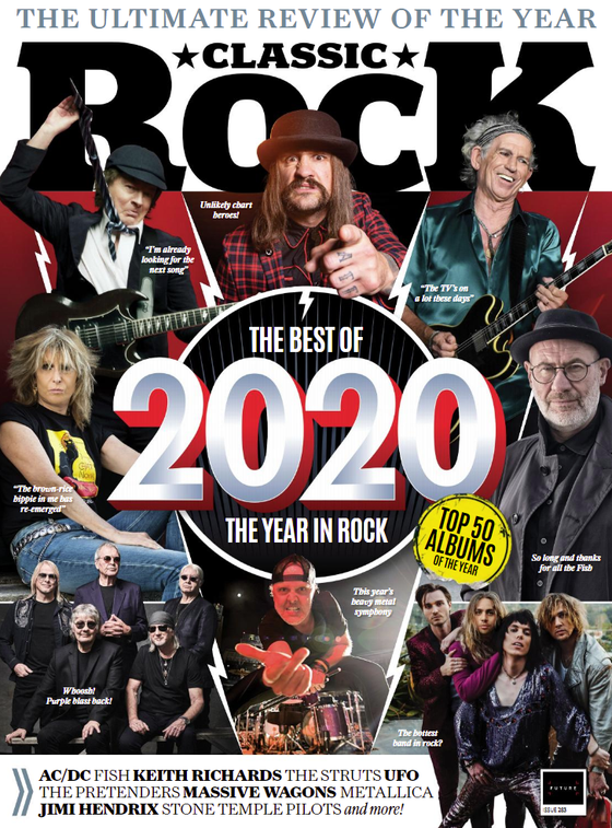 Classic Rock Magazine JAN 2021:MARILLION Fish AC/DC & Eddie Van Halen 2021 Calendar