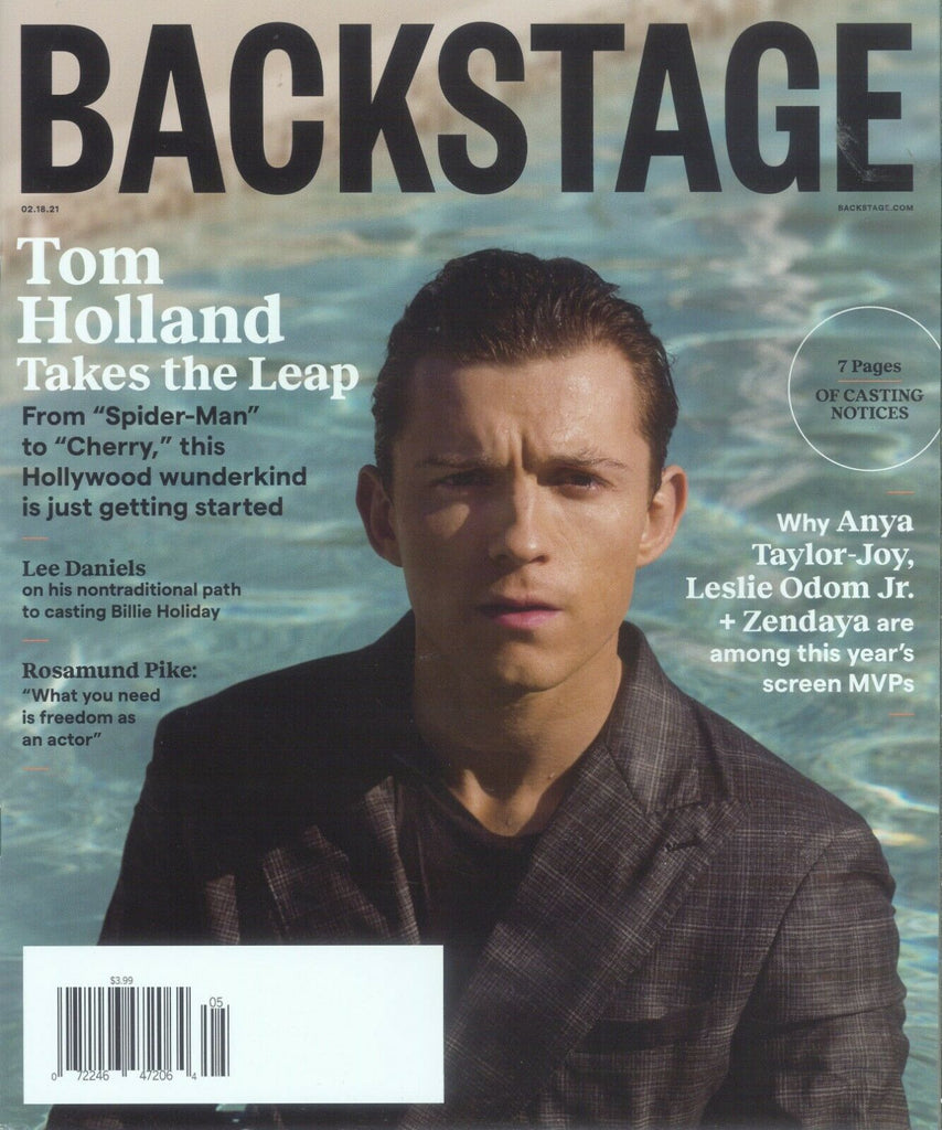 BACKSTAGE MAGAZINE - FEBRUARY 18, 2021 - TOM HOLLAND (Non US Customers Listing)