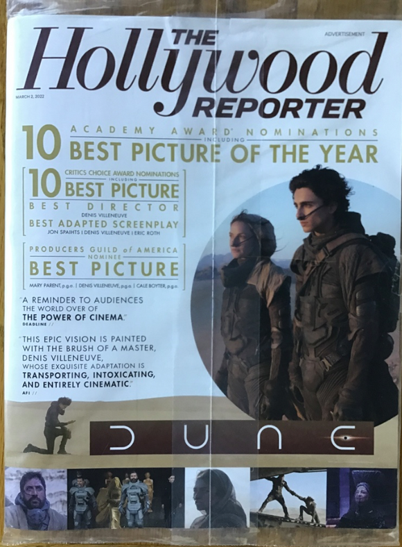 The Hollywood Reporter March 2, 2022 Dune Timothee Chalamet (USA Only)
