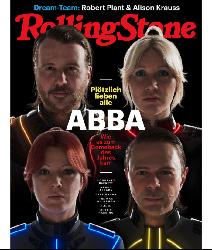 ABBA cover "Rolling Stone" German magazine November 2021 Germany