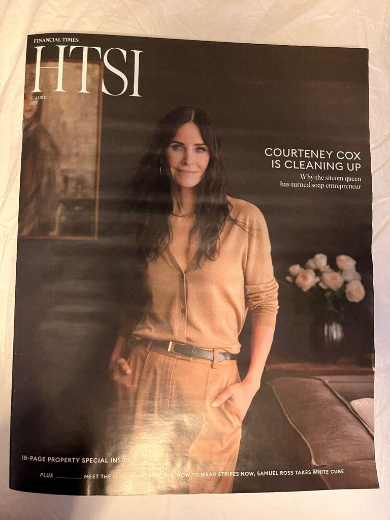 Financial Times Magazine, How to Spend It Courteney Cox March 2023