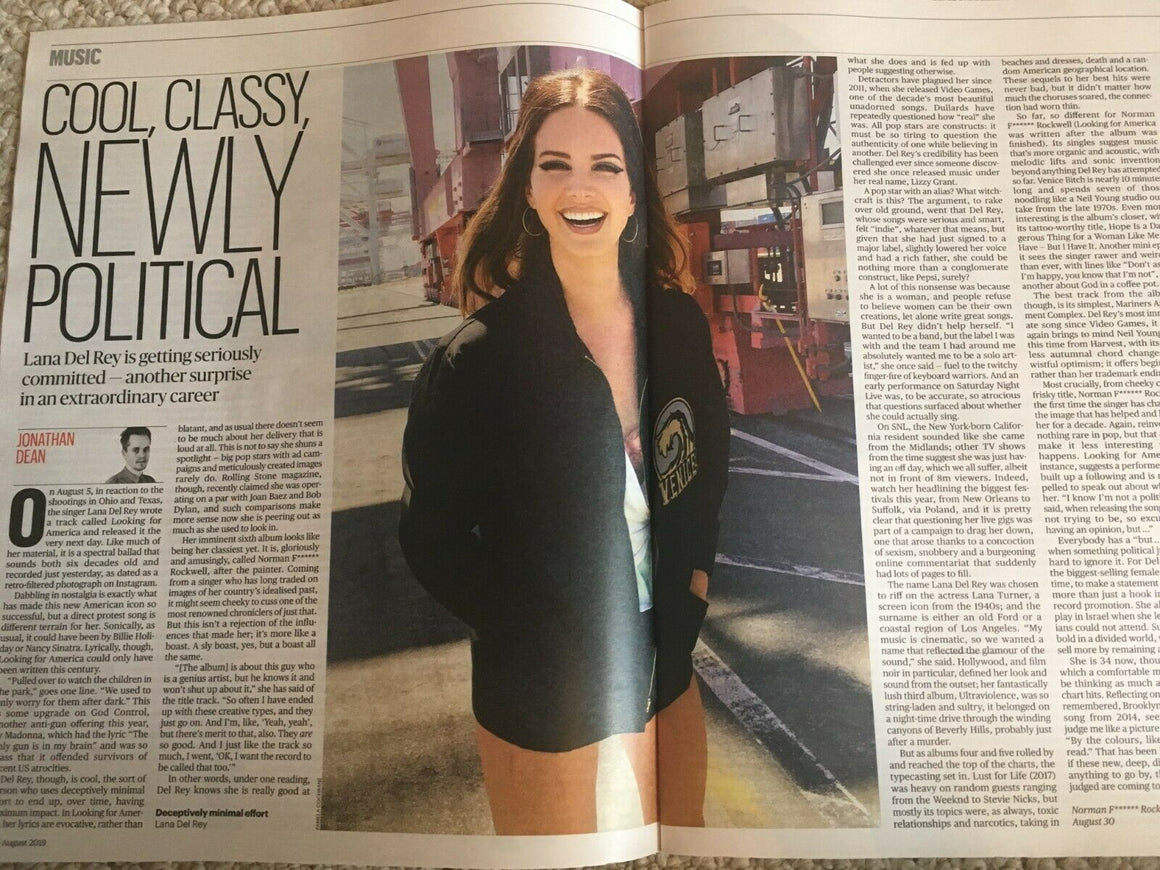 UK CULTURE magazine 18 Aug 2019: Lana Del Rey Quentin Tarantino