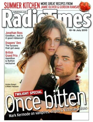 Radio Times magazine July 2010 Robert Pattinson Kristen Stewart
