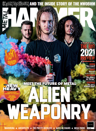 Metal Hammer Magazine FEB 2021: ALIEN WEAPONRY COLLECTORS COVER