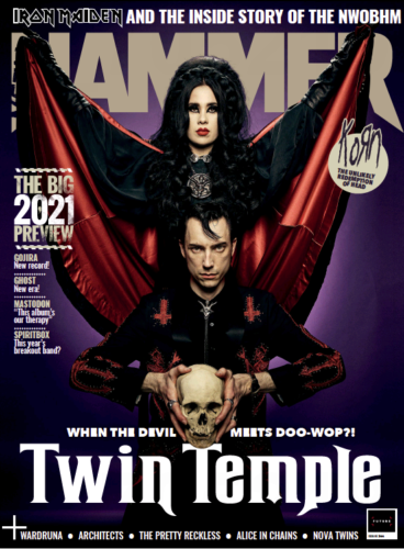 Metal Hammer Magazine February 2021: TWIN TEMPLE COLLECTORS COVER