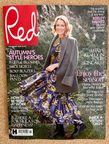 UK Red Magazine November 2020: Keeley Hawes Cover Story