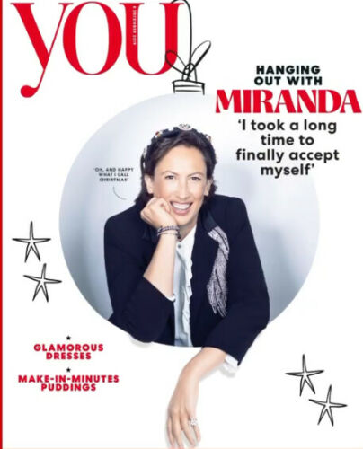 YOU magazine 8 December 2019 Miranda Hart cover + interview