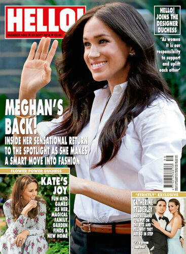 HELLO! magazine 23 September 2019 Meghan Markle Kate Middleton Timothee Chalamet