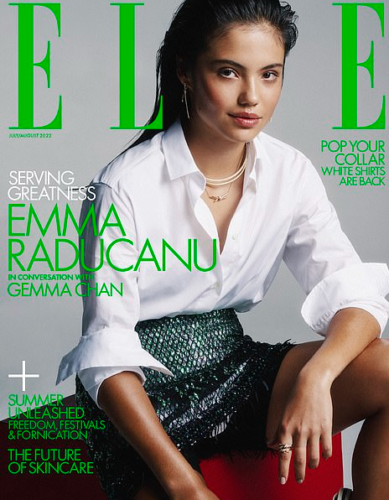 British Elle Magazine (UK) - July/August 2022 - Emma Raducanu