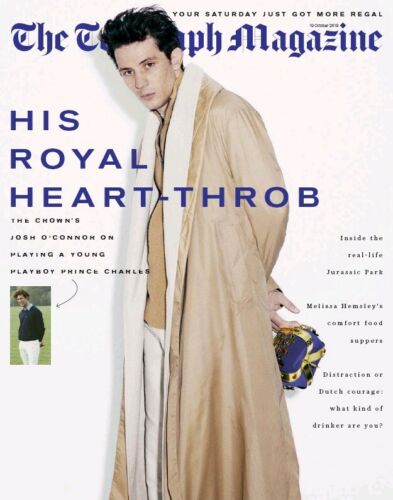 UK Telegraph Magazine October 2019: JOSH O'CONNOR The Crown