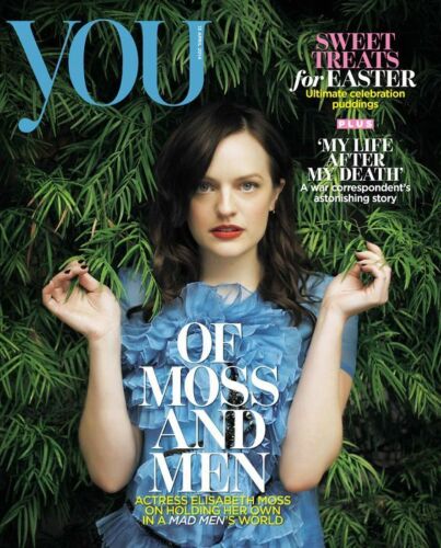 You Magazine April 2014: ELISABETH MOSS COVER FEATURE