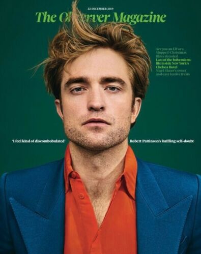 UK Observer Magazine December 2019: Robert Pattinson Cover