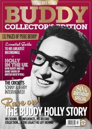 UK Vintage Rock Presents magazine Buddy Holly 80th Birthday Special Issue