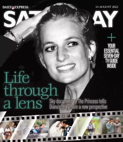 UK SATURDAY Magazine Aug 2022: PRINCESS DIANA COVER FEATURE