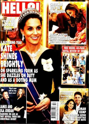 HELLO! magazine December 30 2019 #1615 Kate Middleton Roman Kemp Daisy Ridley