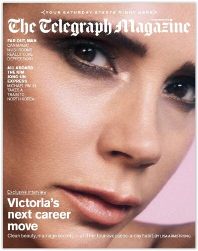 UK Telegraph Magazine September 2019: VICTORIA BECKHAM SPICE GIRLS COVER FEATURE