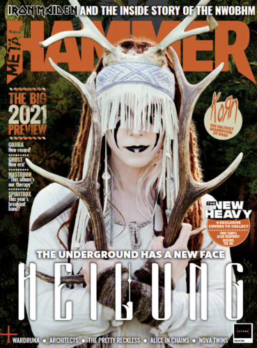 Metal Hammer Magazine February 2021: HEILUNG COLLECTORS COVER Iron Maiden Korn