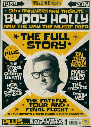 UK Vintage Rock Presents magazine 2019 Buddy Holly 60th Anniversary Tribute