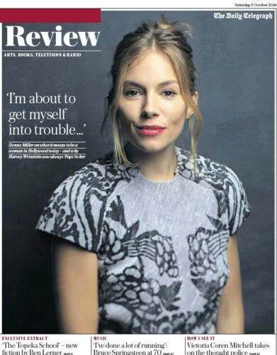 UK Telegraph Review October 2019: SIENNA MILLER Bruce Springsteen MONTY PYTHON