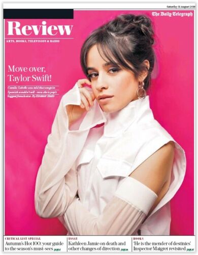 UK Telegraph Review August 2019: CAMILA CABELLO COVER & FEATURE