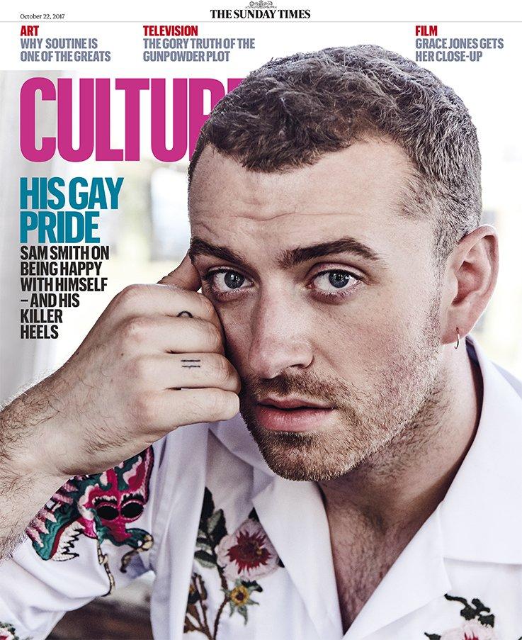 Sam Smith on the cover of Culture Magazine